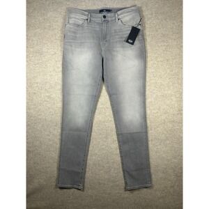 Hdsn Mens Ash Slim Straight Casual Jeans Light Pastel Grey Size 36 NWT